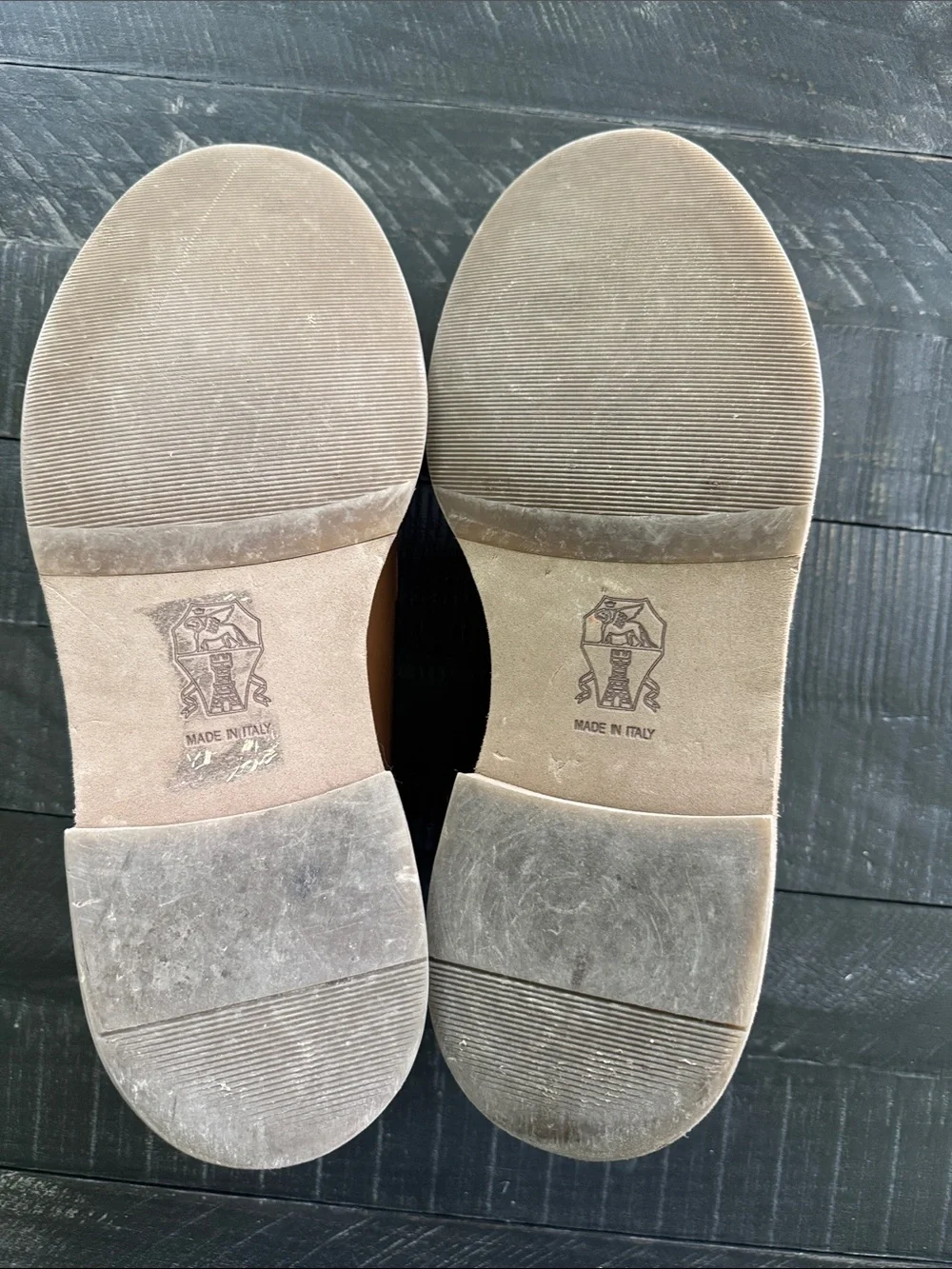 EUC Brunello Cucinelli Tan Leather Derby Shoes